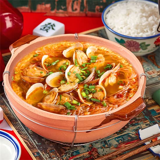 花甲粉丝煲 Clam Pot with Vermicelli